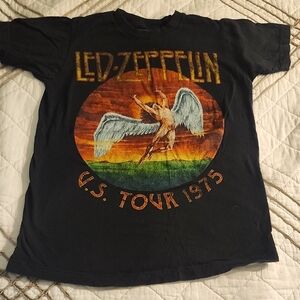 Led Zeppelin Black Graphic Tee